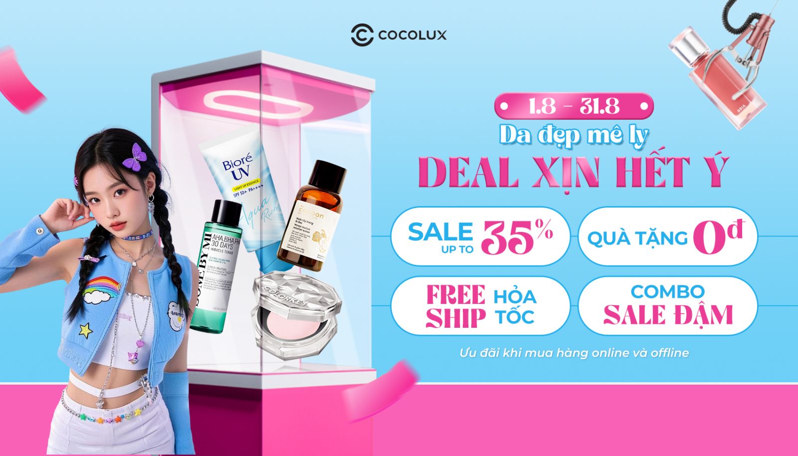 DA ĐẸP MÊ LY - DEAL XỊN, QUÀ TẶNG SỐC HẾT Ý